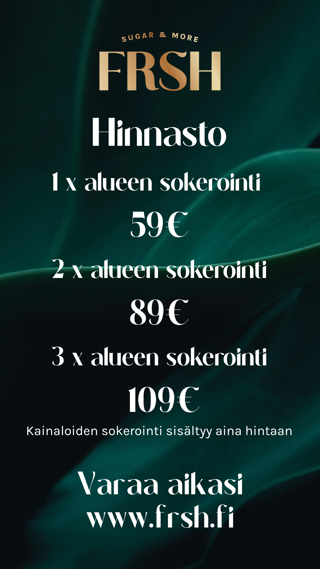 Ei vain karvanpoistoa, vaan ihon hyvinvointia